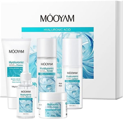 MOOYAM Hyaluronic Acid Complete Facial Care Box – Ultimate Hydration & Youthful Glow