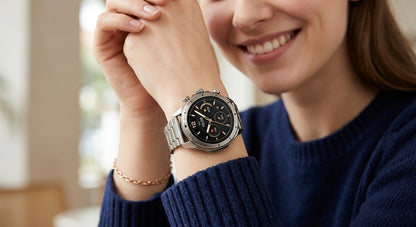 1 Year Warranty Made In Germany Haino Teko GPS-2 AMOLED Smartwatch | 3 ATM Waterproof | 3 Pairs Interchangeable Straps Included