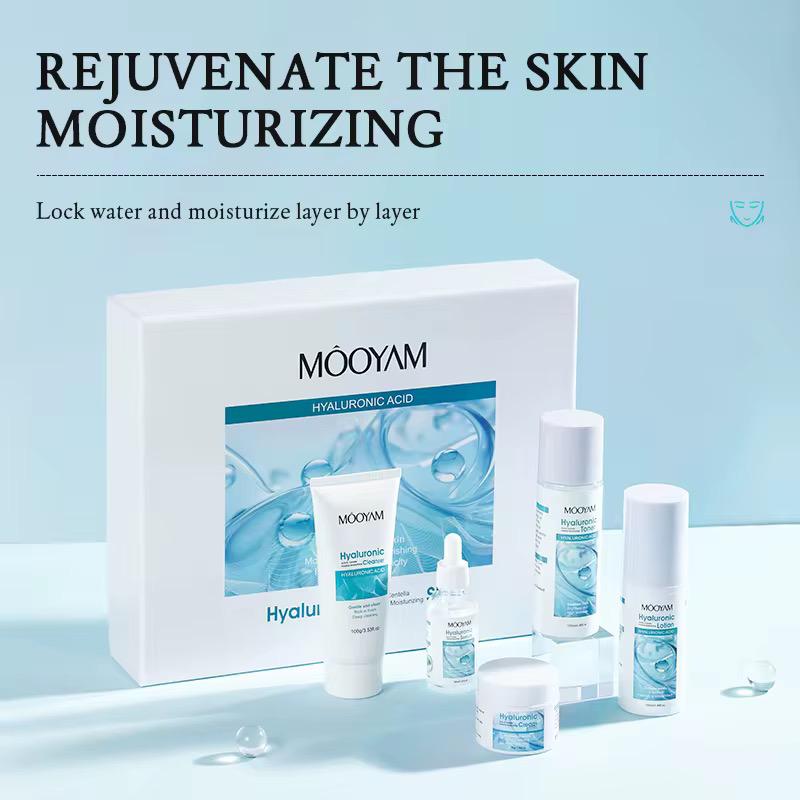 MOOYAM Hyaluronic Acid Complete Facial Care Box – Ultimate Hydration & Youthful Glow