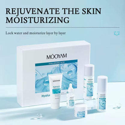 MOOYAM Hyaluronic Acid Complete Facial Care Box – Ultimate Hydration & Youthful Glow